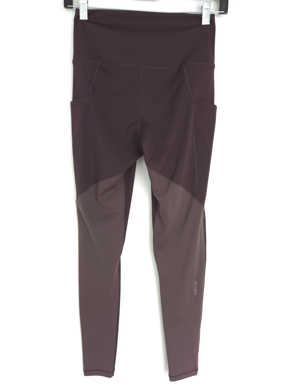 Arc'teryx Essent High Performance Tecnical High-Rise Athletic Leggings Plum 4